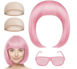 stroj-dodatki-damskie-peruka-rozowa-okulary-dla-kobiet-na-bal-halloween