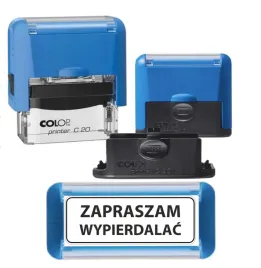 pieczatka-niebieska-zapraszam-wypierdalac-zabawne-smieszne-gadzety-prez