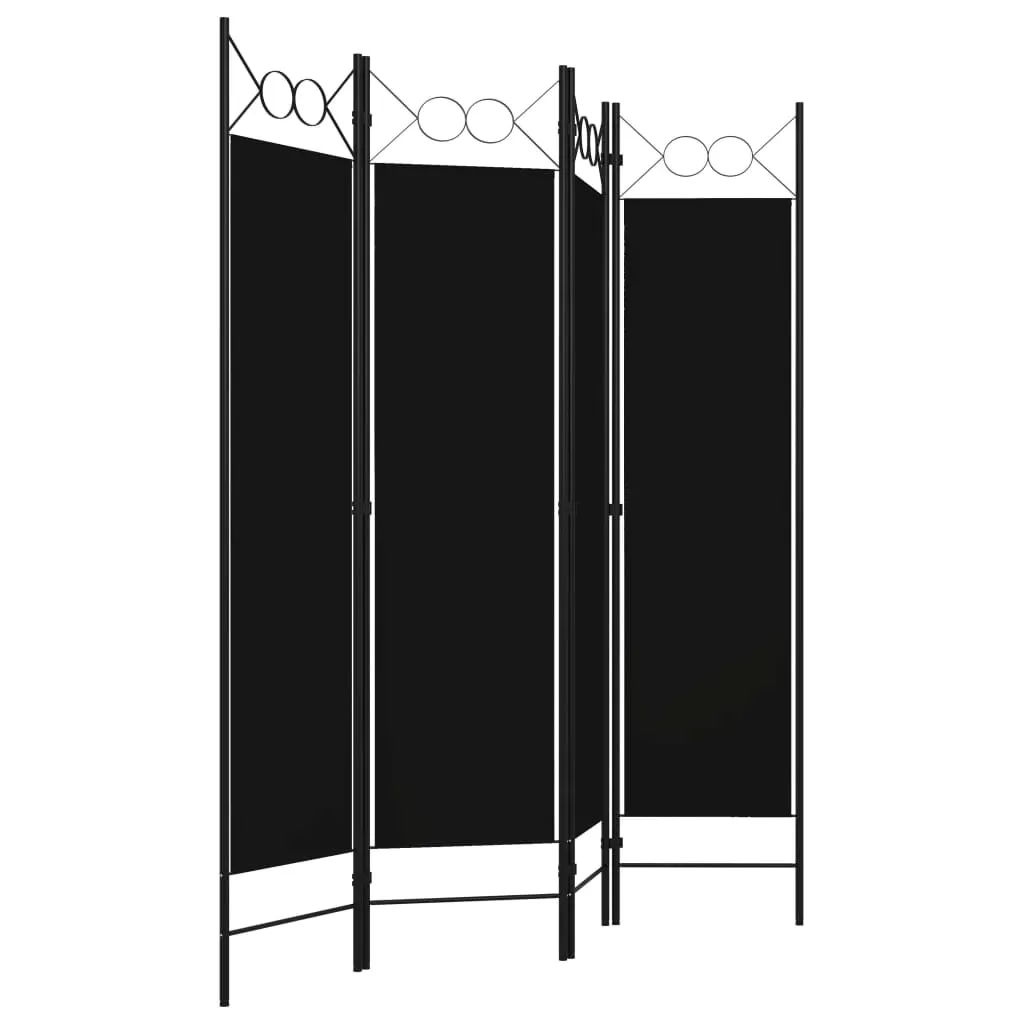 parawan-4-panelowy-czarny-160-x-180-cm-stan-nowy
