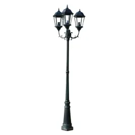 stojaca-lampa-ogrodowa-3-ramienna-230-cm-ciemnozielona-czarna
