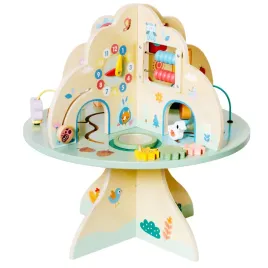 Zdjęcie produktu Drewniany Stolik Dla Dzieci Manipulacyjny Sensoryczny w Kształcie Drzewa