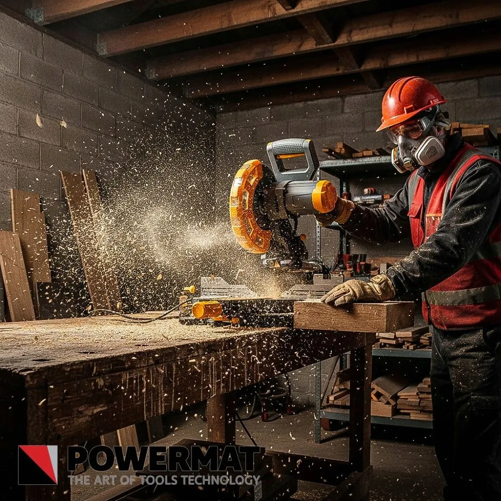 pila-ukosna-z-posuwem-ukosnica-pilarka-przecinarka-drewna-210mm-laser-2000w-stan-nowy