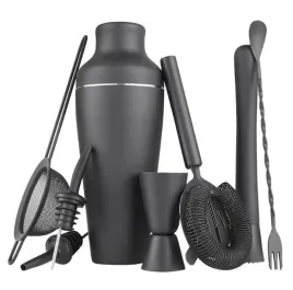 profesjonalny-zestaw-barmanski-do-drinkow-shaker-600ml-czarny-matowy