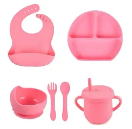 pierwsze-naczynia-zestaw-do-karmienia-dla-dzieci-silikonowe-pink