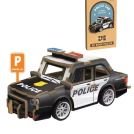puzzle-drewniane-3d-mini-auto-policyjne-samochod-policja-prezent