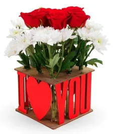 drewniane-puzzle-3d-wazon-walentynki-kocham-cie-love-z-kwiatami-zestaw-diy