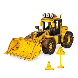 robotime-puzzle-kreatywne-3d-buldozer-rokr-ladowarka-koparka-diy-budowlane