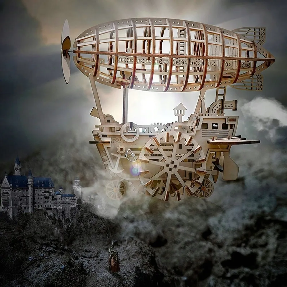 puzzle-3d-robotime-drewniany-model-sterowca-stan-nowy