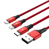 kabel-do-ladowania-3w1-usb-micro-typ-c-lightning-brelok-stan-nowy