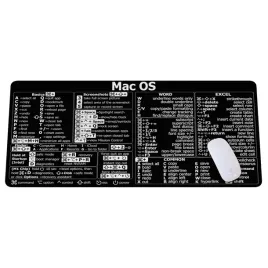 mata-podkladka-pod-mysz-ze-skrotami-klawiszowymi-mac-os-czarna-90x40cm