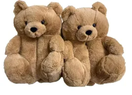 pluszowe-kapcie-misie-niedzwiedz-smieszne-cieple-brazowe-prezent
