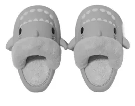 kapcie-domowe-pluszowe-rekiny-laczki-shark-38-39-zimowe-szare