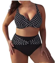 stroj-kapielowy-plus-size-kropki-groszki-kobiecy-czarny-na-plaze-lato-2xl