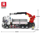 klocki-reobrix-22011-ciezarowka-dzwig-full-function-crane-2328-elementow