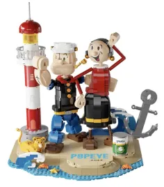 klocki-pantasy-86401-popeye-z-olive-oyl-zestaw-klockow-3d-do-ulozenia