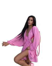 kobieca-elegancka-sukienka-sexy-mini-trapezowa-rozowa-m-gole-plecy