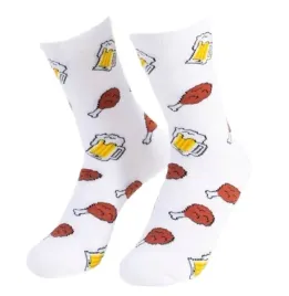 skarpetki-skarpety-biale-kurczak-piwo-piwko-beer-smieszne-wzory-prezent
