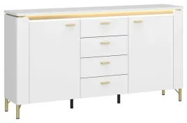 komoda-na-nozkach-z-szufladami-lazio-lazk02-szer-155-cm-bialy-polysk