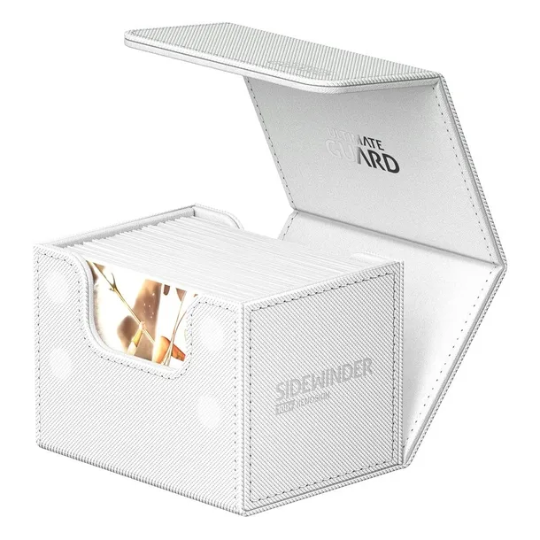 ultimate-guard-sidewinder-100-pudelko-na-karty-biale-xenoskin-rodzaj-pudelko