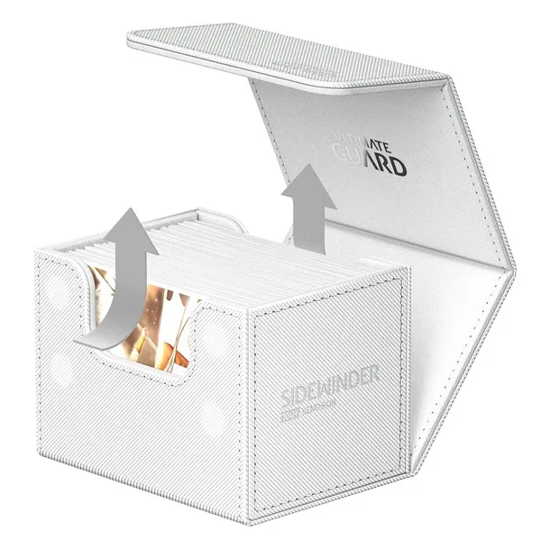 ultimate-guard-sidewinder-100-pudelko-na-karty-biale-xenoskin-wiek-gracza-8-11-lat
