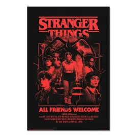 plakat-witaj-przyjacielu-z-serialu-stranger-things-dekoracja-do-wnetrz