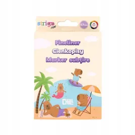 strigo-cienkopisy-kapibara-8-kolorowfine-liner-07-mm-odporne-na-rozmazywa