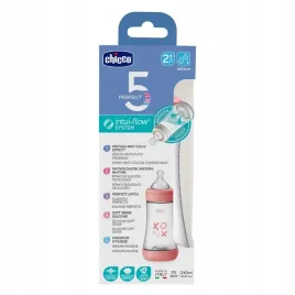 chicco-perfect5-butelka-antykolkowa-240-ml-smoczek-physio-2m-girl