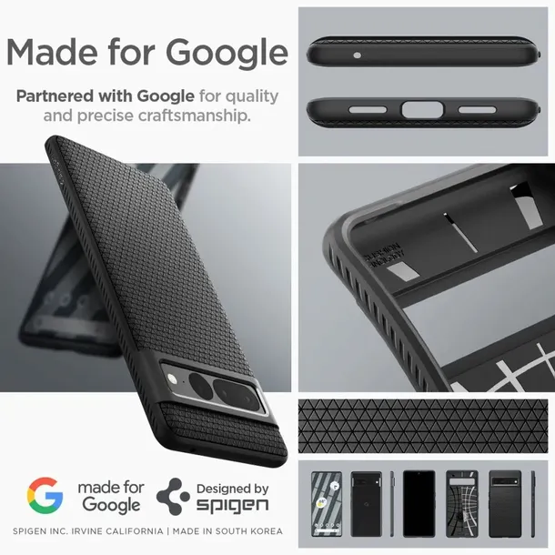 etui-spigen-liquid-air-google-pixel-7-pro-matte-black-kolor-czarny
