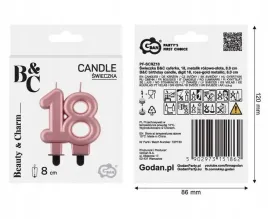 swieczka-dekoracyjna-cyfra-18-metalik-rozowo-zlota-godan-8-cm