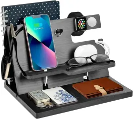 drewniana-stacja-dokujaca-organizer-na-telefon-portfel-zegarek