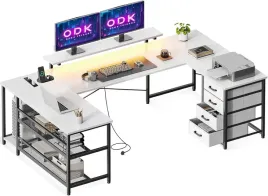 biurko-narozne-odk-167x102-cm-led-4-szuflady-usb-i-nadstawka-biale