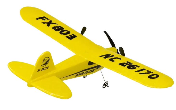 samolot-rc-hl803-piper-2ch-150m-waga-z-opakowaniem-0-3-kg-stan-nowy