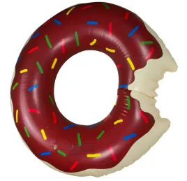 kolo-dmuchane-donut-110cm-brazowe
