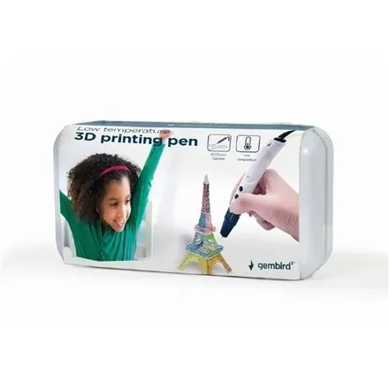 gembird-3d-printer-low-temperature-3d-printing-pen-white-waga-z-opakowaniem-0-3-kg-stan-nowy
