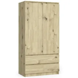 szafa-s-90-cm-2-drzwi-2-szuflady-dab-artisan
