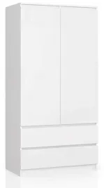 szafa-s-90-cm-2-drzwi-2-szuflady-biala-bialy-polysk