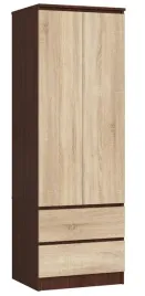 szafa-star-s-60-cm-2-drzwi-2-szuflady-wenge-sonoma