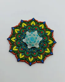 podstawka-pod-kadzidelka-zielona-mandala