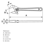 bahco-9031-klucz-nastawny-szwedzki-218mm-ergo-38mm-stan-nowy-kod-producenta-9031