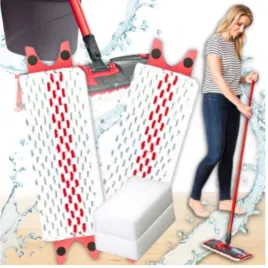 2x-mop-wklad-do-mopa-plaski-plaskiego-vileda-zamiennik-35cm-gratis-2-gabki