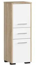 szafka-slupek-regal-lazienkowy-fin-2d-1sz-dab-sonoma-biala
