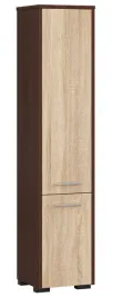 slupek-regal-lazienkowy-fin-2-drzwi-wenge-sonoma