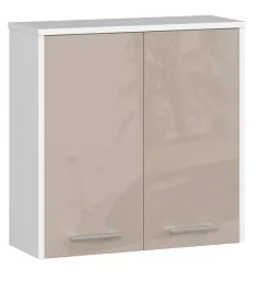 szafka-wiszaca-w-60-cm-fin-2d-biala-cappuccino-polysk