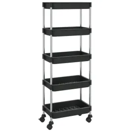 5-poziomowy-wozek-kuchenny-czarny-40x22x116-cm-zelazo-i-abs