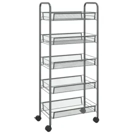5-poziomowy-wozek-kuchenny-szary-46x26x105-cm-zelazo