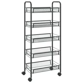 5-poziomowy-wozek-kuchenny-czarny-46x26x105-cm-zelazo