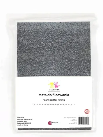 CrazyHands- mata do filcowania, 20x15