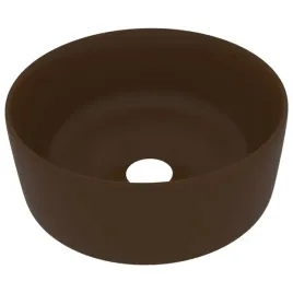 luksusowa-okragla-umywalka-matowy-ciemny-braz-40x15-cm