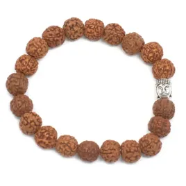 bransoletka-rudraksha-budda-brazowa