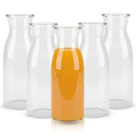 5x-karafka-szklana-1l-dzbanek-do-napojow-wody-soku-lemoniady-mleka-stolowa